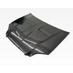 VIS Racing Xtreme GT Style Black Carbon Fiber Hood