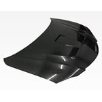 VIS Racing Fuzion Style Black Carbon Fiber Hood