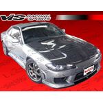 VIS Racing Drift Style Black Carbon Fiber Hood