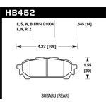 Hawk Performance HP Plus Brake Pads (HB452N.545)