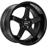 F1R FC5 18x8.5 - Matte Black/Gloss Black Lip Wheel