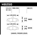 Hawk Performance DTC-60 Brake Pads (HB250G.653)
