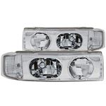 ANZO 1995-2005 Chevrolet Astro Van Crystal Headlig