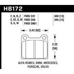 Hawk Performance HPS Brake Pads (HB172F.595)