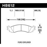 Hawk Performance LTS Brake Pads (HB612Y.690)