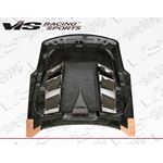 VIS Racing Sniper Style Black Carbon Fiber Hood-3
