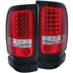 ANZO 1994-2001 Dodge Ram LED Taillights Red/Clear