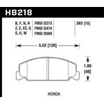 Hawk Performance HPS 5.0 Brake Pads (HB218B.583)