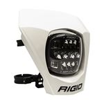 Rigid Industries Adapt XE Number Plate, White, Sin