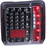 ANZO 2007-2015 Jeep Wrangler LED Taillights Black