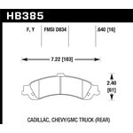 Hawk Performance HPS Brake Pads (HB385F.640)