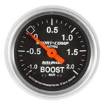 AutoMeter Sport-Comp Gauge Vac/Boost 2 1/16in -1 -