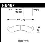 Hawk Performance LTS Brake Pads (HB487Y.733)