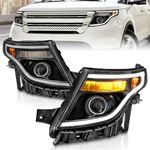 Anzo Projector Headlight for Ford Explorer 11-15 (