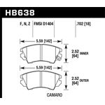 Hawk Performance HP Plus Brake Pads (HB638N.702)