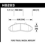 Hawk Performance Super Duty Brake Pads (HB283P.650