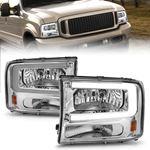 Anzo Crystal Headlight Set for 2000-2004 Ford Excu