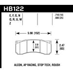 Hawk Performance Street Brake Pads (HB122F.980)