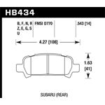 Hawk Performance Performance Ceramic Brake Pads (H