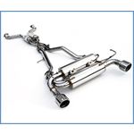 Invidia 02-08 Nissan 350z Gemini Rolled Stainless