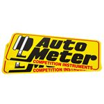 AutoMeter Accessories Decal Contingency Yellow Com