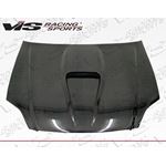 VIS Racing G Force Style Black Carbon Fiber Hood-3