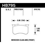 Hawk Performance HPS 5.0 Brake Pads (HB795B.618)