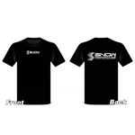 Snow Performance T-shirt Black w/White Logo - Medi