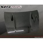 VIS Racing A Tech Style Black Carbon Fiber Hood