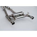 Invidia 70mm Gemini Cat Back Exhaust - Rolled S-3