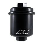 AEM High Volume Fuel Filter Black Acura and Honda(