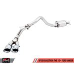 AWE 0FG Exhaust with BashGuard for Ford Ranger - D