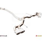 GTHAUS GT Racing Exhaust (Dual Side)- Stainless- N