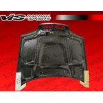 VIS Racing XTS Style Black Carbon Fiber Hood-3