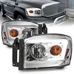 Anzo Crystal Headlight Set for 2006-2009 Dodge Ram