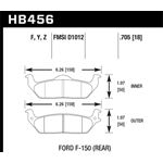 Hawk Performance LTS Brake Pads (HB456Y.705)