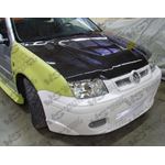 VIS Racing Invader Style Black Carbon Fiber Hood