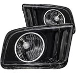 ANZO 2005-2009 Ford Mustang Crystal Headlights w/