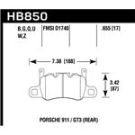 Hawk Performance DTC-80 Brake Pads (HB850Q.655)