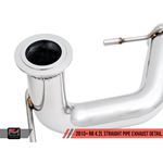 AWE Straight Pipe Exhaust Audi R8 4.2L (2014-15-3