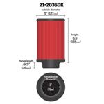 AEM DryFlow Air Filter (21-2036DK)
