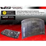 VIS Racing OEM Style Black Carbon Fiber Hood