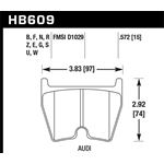 Hawk Performance HPS Brake Pads (HB609F.572)