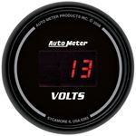 AutoMeter Black 52.4mm 8-18 Volts Digital Voltmete