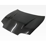 VIS Racing V Line Style Black Carbon Fiber Hood