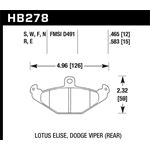 Hawk Performance HT-10 Brake Pads (HB278S.465)
