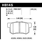 Hawk Performance DTC-30 Brake Pads (HB145W.570)