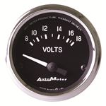AutoMeter Cobra 2 1/16in 8-18 Volt Electric Voltme