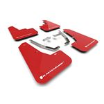 Rally Armor Red Mud Flap/White Logo for 2024 Subar