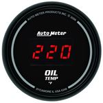 AutoMeter Black 0-400F Digital Oil Temp Gauge(6348